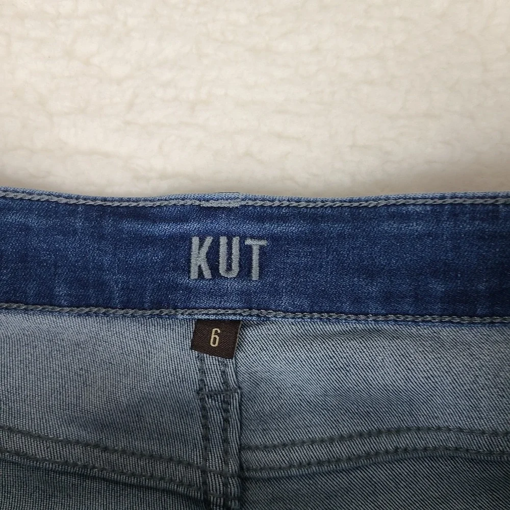 Kut From The Kloth Jeans Womens 6‎ Blue High Rise Toothpick Skinny Light Wash